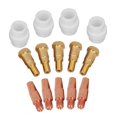 thumbnail image 4 of Cergrey 14PCS Contact Tip Gas Diffuser Tip Holder Set Binzel 24KD MIG Welding Torch NEW, 4 of 8
