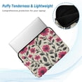 thumbnail image 2 of FORMRS 13"-13.3" Laptop Sleeve Protective Case Soft Carrying Quilted Computer Bag Cover, Pink Flowers, 2 of 7