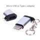 thumbnail image 2 of Conector macho USB 3.1 tipo C de metal a adaptador de datos hembra Micro USB 2.0 de 5 pines, 2 of 6