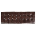 thumbnail image 6 of Global Archive 50" Genuine Distressed Leather Mid-Century Modern Ottoman Bench, 6 of 8