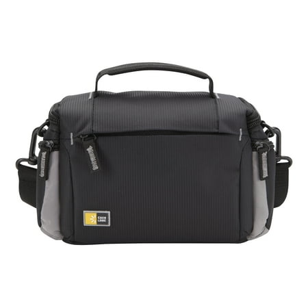 Case Logic Medium Camcorder Bag - Case for camcorder - dobby nylon - black - for Canon ZR900, ZR930; JVC GR-D850, D870, DA30; Panasonic PV-GS320, GS80, GS83, GS85, GS90
