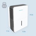 thumbnail image 5 of Refurbished - Keystone 35 Pint Portable Dehumidifier -white - KSTAD354D, 5 of 5