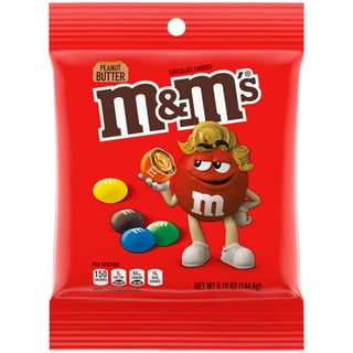 Peanut Butter M&Ms in Bulk  5.1oz Bag of Peanut Butter M&Ms – The  Wholesale Candy Shop