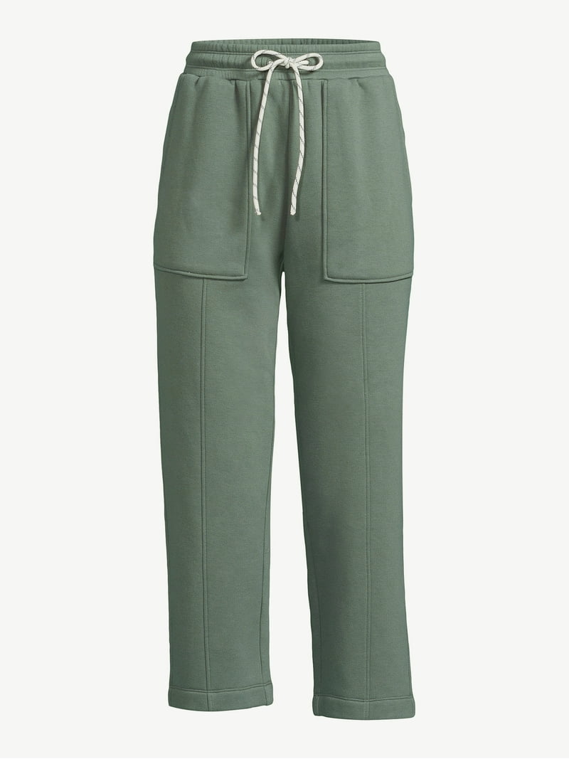 【EXPIRED GIRL】25ss BIG POCKET SWEATPANTS Free Assembly Women's Patch Pocket Sweatpants, 25” Inseam