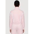 thumbnail image 4 of Women's Contrast Trim Zip Front Mock Neck Active Jacket, 4 of 4