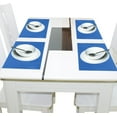 thumbnail image 4 of Ryvnso Placemats Set of 4 Navy Blue Dining Mats Heat-Resistant Non-Slip Washable Table Mat, 4 of 8