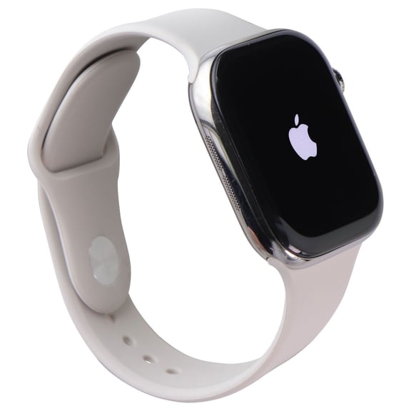 Pre-Owned Apple Watch Series 10 (LTE, 46mm) - Natural Ti/Starlight SB M/L (90%+ Battery)