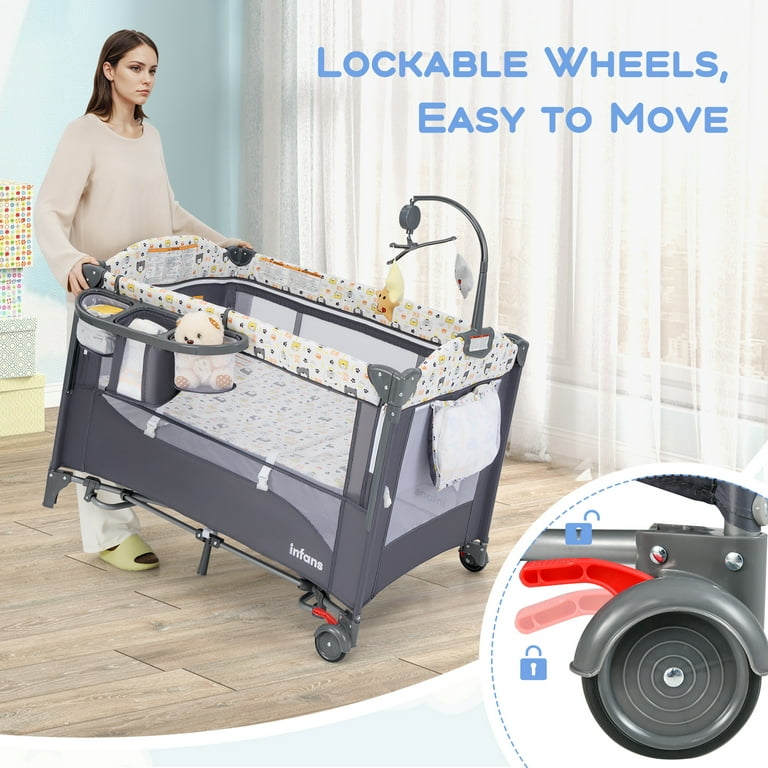 ●専用●The Wannadies&Cribs&Coral 3枚セット Amazon.com : GAIVE Baby Bassinet Bedside Crib, Pack and Play