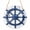 Multicolor, variant on Blue Coastal Round Front Door Welcome Sign, 7.8 Inch Wall Hanging Decor for Indoor Outdoor, Nautical Summer Beach Ocean Home Porch Hanger Decorations for Holiday Gift