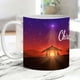 thumbnail image 4 of Taza de cerámica religiosa | Diseño conmemorativo del nacimiento de Jesús | Taza con estampado colorido | Apta para lavavajillas y microondas, 4 of 4