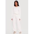 thumbnail image 2 of Women's Cropped Pullover Sweatshirt with Thumbholes, 2 of 4