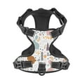 thumbnail image 3 of Kdxio Fall Rabbit Print No Pull Dog Harness Adjustable Reflective Oxford Easy Control Medium Large Dog Harness for Training and Everyday-Small, 3 of 8