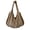 Khaki, variant on Slouchy Shoulder Bag Suede Oversized Hobo Tote Soft Large Capacity Casual Underarm Handbag Minimalist Lightweight Fall Y2K for Daily Party Outings.