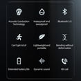 thumbnail image 3 of Auriculares Auriculares V5.0 de conducción ósea compatibles con Bluetooth IPX5 Auriculares impermeables con cancelación de ruido, azul Inevent EL005007-02, 3 of 7
