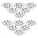 thumbnail image 4 of 20 piezas de cubierta de ventilación redonda de acero inoxidable para gabinetes, zapateros, armarios, orificios transpirables para disipación de calor y ventilación para muebles de hogar y oficina, 4 of 6