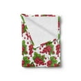 thumbnail image 2 of Spring Soft Flannel Fleece Throw Blanket, Redcurrant Branches with Leaves Grape Harvest Agriculture Fruit Illustration, Cozy Plush for Indoor and Outdoor Use, 60" x 80", Fern Green Ruby, by Ambesonne, 2 of 5