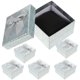 thumbnail image 1 of BESTYASH 6Ud Cajas De Regalo Jumbo Plegables De Papel En Color Gris Para Almacenamiento Con Portátil, 1 of 6