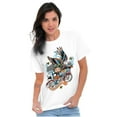 thumbnail image 2 of Betty Boop Biker American Eagle Women's Graphic T Shirt Tees Brisco Brands S, 2 of 5