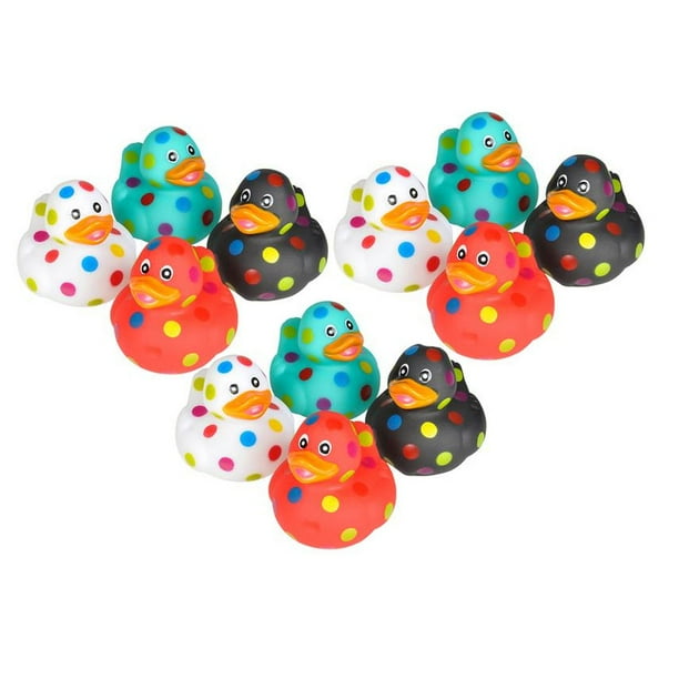 Rhode Island Novelty - Rubber Ducks - POLKA DOT DUCKIES (1 Dozen ...