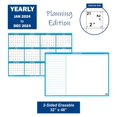 32" x " SwiftGlimpse 2024 Wall Calendar Erasable Large XL Wet & Dry
