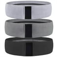 thumbnail image 2 of 3pcs Workout Bands 3 Resistance Levels Soft Non-slip Loop Exercise Bands For Gym Sports Yoga, 2 of 5