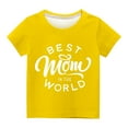 thumbnail image 3 of BVOFAR Best Mom T Shirts for Boys Size 14-18,Boys Girls Crew Neck T-Shirt Unisex Kids Short Sleeve T-shirts Tie Dye Print Tops Mothers Day Tee Shirts Toddler Youth Kids Shirt, 3 of 3