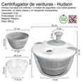 thumbnail image 3 of Escurridor Verduras Hudson CENTRI03 5L Centrifugador, 3 of 7