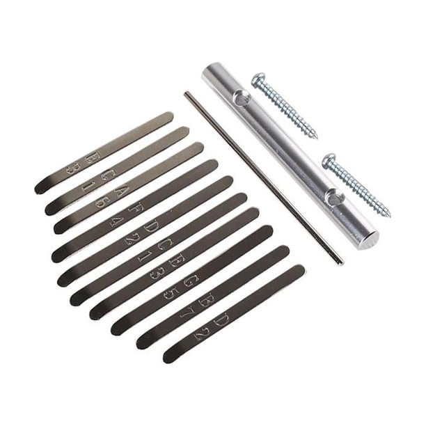 Juego 5 Uds Sillín Piano para Pulgar 10 Llaves Piezas Repuesto Kalimba DIY