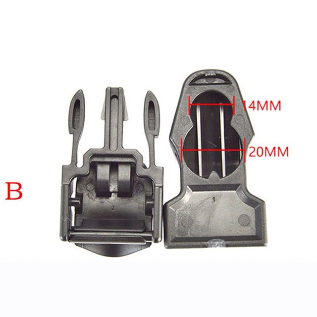 Bgsha 2x Universel Plongée Palme Sangle Boucle de Libération Rapide Remplacement