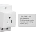 thumbnail image 4 of DIN Rail Socket, DIN Rail Mount Modular Power Socket Single AC Outlet, Built in Protective Outlet for Distribution Panel (US AC110?250V 15A), 4 of 8