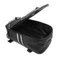thumbnail image 3 of Bolsa para portaequipajes de bicicleta ROCKBROS, bolsa de transporte trasera para bicicleta, bolsa de equipaje impermeable negra, bolsas laterales plegables de 9-12 L con funda para la lluvia., 3 of 5