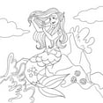 thumbnail image 4 of Coloring Books for Kids Mermaid Coloring Book: For Kids Ages 4-8, 9-12, Book 8, (Paperback), 4 of 8