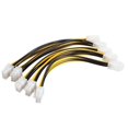 thumbnail image 2 of 5x ATX 4 pines macho a 8 pines hembra EPS cable de alimentación adaptador CPU fuente de alimentación, 2 of 8