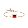 thumbnail image 2 of ANGARA Lab Grown 6.25 Ct Horizontally Set Emerald-Cut Ruby Bolo Bracelet for Women in 14K Rose Gold (Size-12x10mm) | July Birthstone, Anniversary, Jewelry Gift for Women | Lab-Grown Ruby Bracelet, 2 of 7