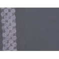 thumbnail image 2 of Zelouf Squared Rose Double Border With Sequins On Tulle  , Sewing, DIY, Crafts Fabric by the Yard, Silver, 1 Yard, 2 of 2