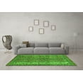thumbnail image 3 of Ahgly Company Indoor Rectangle Oriental Green Modern Area Rugs, 5' x 8', 3 of 4