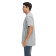 thumbnail image 2 of Zfeel ZF220 Heavyweight T-Shirt for Men, 6 oz. Ring-Spun Cotton, Print-Ready Tee, Athletic Gray, S, 2 of 5