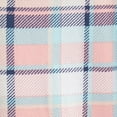 thumbnail image 6 of Goodnight Kiss Women's Fall Fable Pajama Set, Butter Knit 3/4 Sleeve and Capri Pant, Aqua/Plaid, XL, 6 of 7