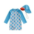 thumbnail image 1 of Swimsuits Cartoon Kids Bathing Suits Boy Rash Guard Boys Swim Shirt 4-5 Years, 1 of 3