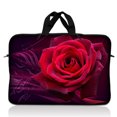thumbnail image 1 of LSS Laptop Sleeve Bag 10.2 Inch Pink Rose Floral Carrying Case, 1 of 1