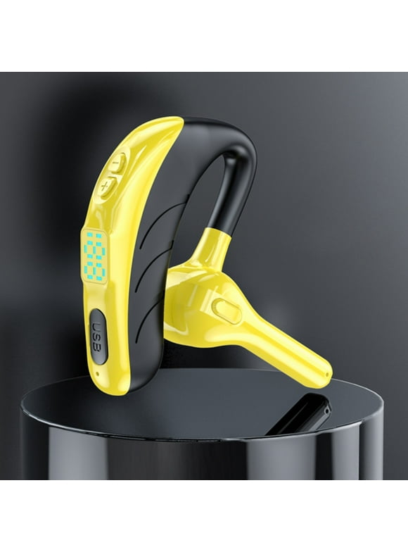 VOSS Bluetooth Headset Wireless Earpiece V5.0 25Hrs Ultralight Headphones Digital Display In Ear Earbuds For Cell Phone Laptop