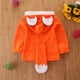 thumbnail image 5 of Sudadera Para Niños Pequeños Bebés Niños Otoño Invierno Estilo Animal Fleece Pullover Suéter Con Capucha Top Naranja Odeerbi LM103-6907, 5 of 9