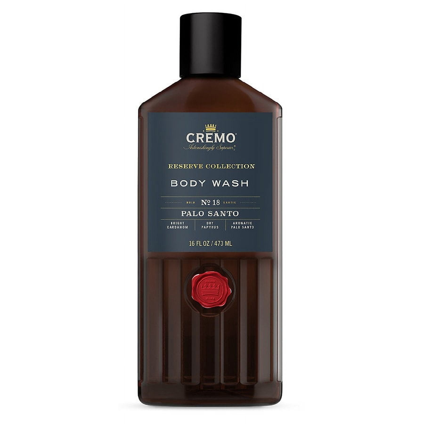 Cremo Body Wash, Palo Santo 16.0 oz Pack of 2