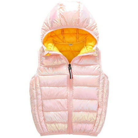 

wofedyo baby girl clothes Children Kids Baby Boys Girls Colorful Keep Warm Sleeveless Hooded Jacket Coat baby clothes
