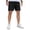 Black, variant on COOFANDY Men's Casual Cotton Shorts 5 Inch Summer Beach Lightweight Drawstring Elastic Waist Chino Golf Shorts