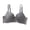 Dark Gray, variant on Jamicy Women's Comfy Bras Adjustable Straps Push Up Bra Embroidery Fashion Underwire Basic Everyday Classic Soft Padded Smooth Bras