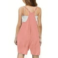 thumbnail image 4 of tarylea Girls Sleeveless Jumpsuits Spaghetti Strap Casual Romper Summer Shorts 1 Piece Outfits with Pockets, 4 of 5