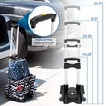 thumbnail image 5 of Mount-It! Luggage Cart with Wheels Foldable | Strong, Compact Luggage Cart Holds 77 Pounds - Carry Boxes, Backpacks and Luggage Smoothly with our Folding Luggage Cart, 5 of 5