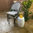 thumbnail image 6 of de La Paix Aluminum Bamboo Stackable Side Chair, 6 of 8