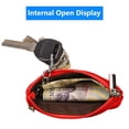 thumbnail image 4 of Women's Genuine Leather Coin Purse Mini Pouch Change Wallet with Keychain, 4 of 6